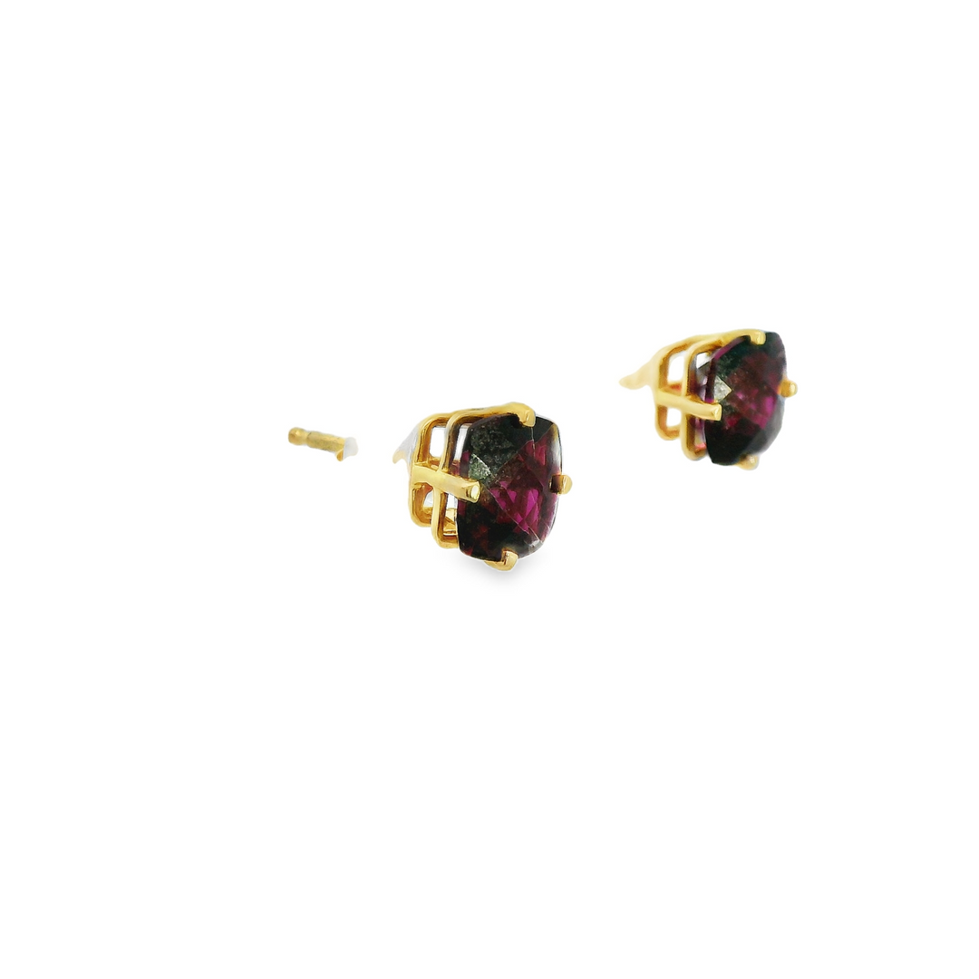 Estate Colored Stone Earrings