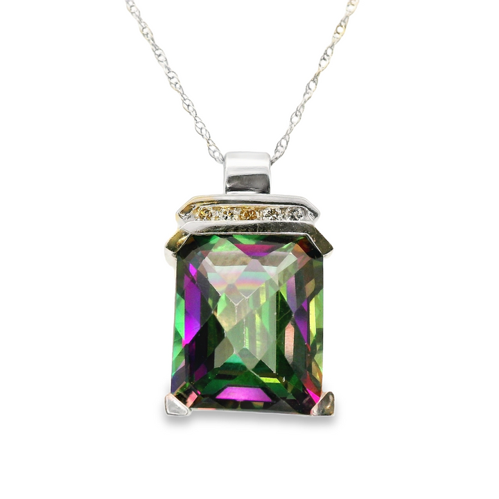 Estate Colored Stone Necklace