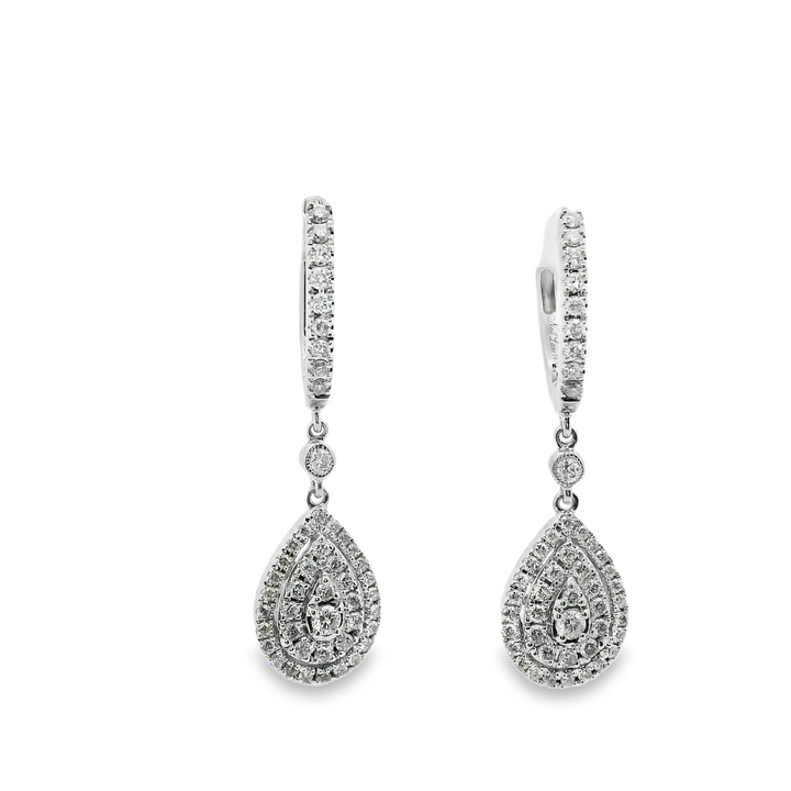 Estate Diamond Earrings