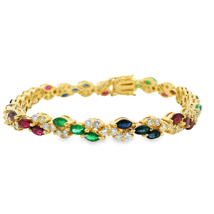 Estate Colored Stone Bracelet