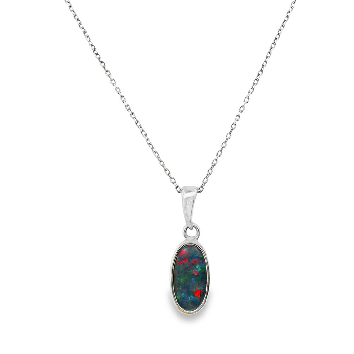 Estate Colored Stone Necklace