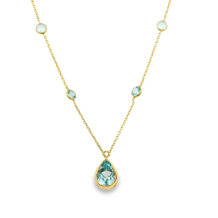 Estate Colored Stone Necklace