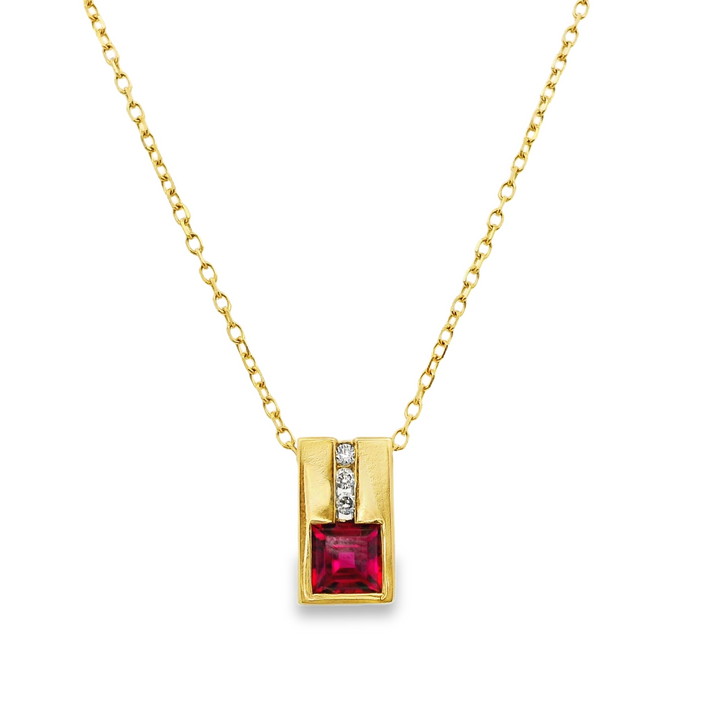 Estate Colored Stone Necklace