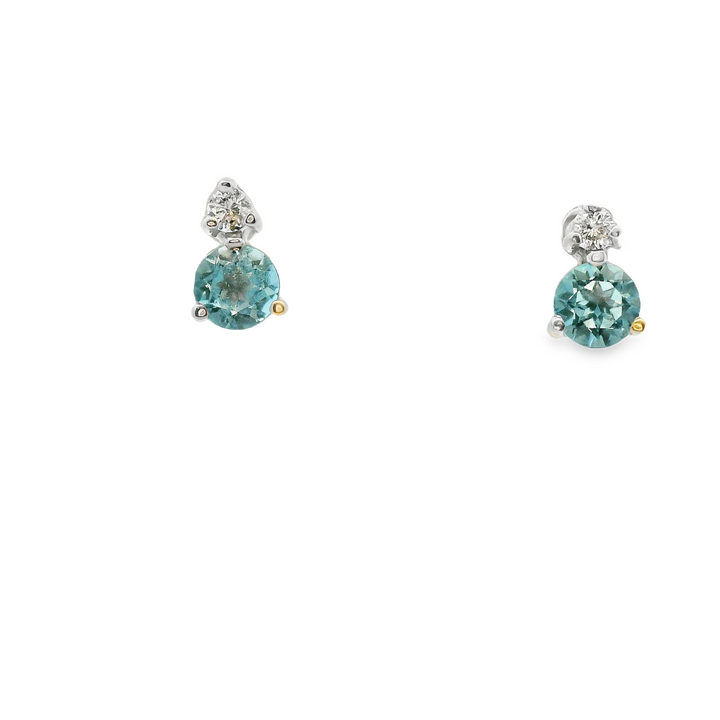 Estate Colored Stone Earrings
