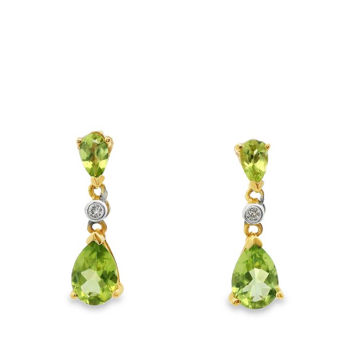 Estate Colored Stone Earrings