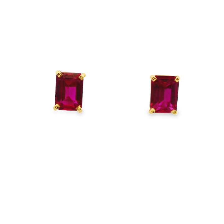 Estate Colored Stone Earrings