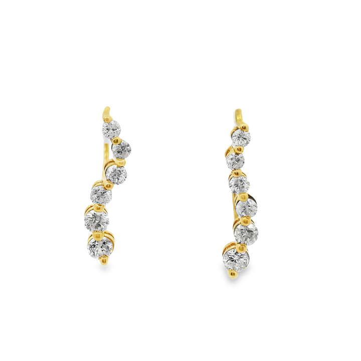 Estate Diamond Earrings