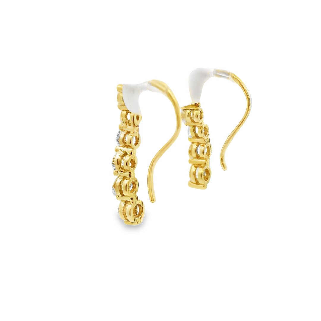 Estate Diamond Earrings