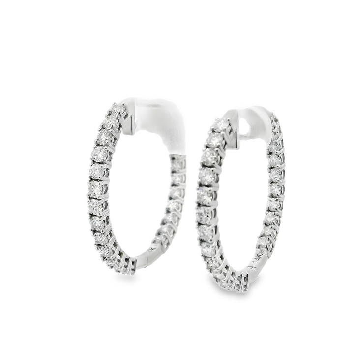 Estate Diamond Earrings