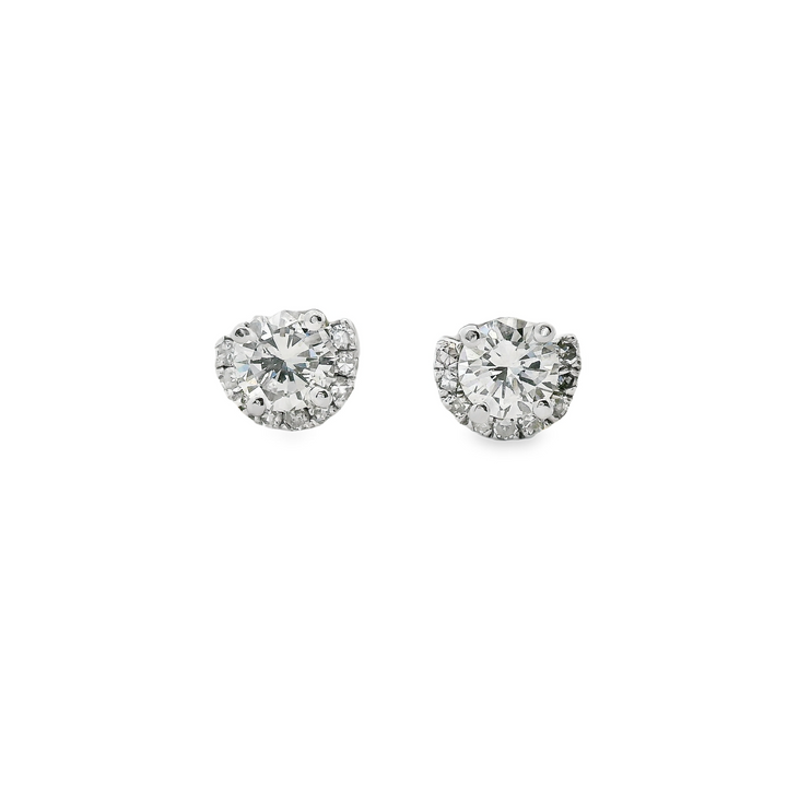 Estate Diamond Earrings