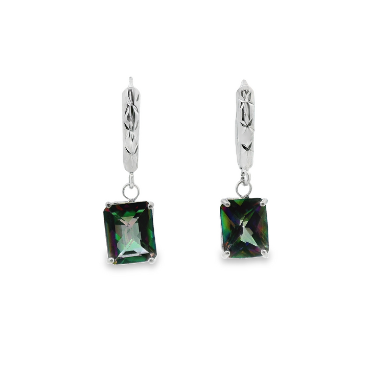 Estate Colored Stone Earrings