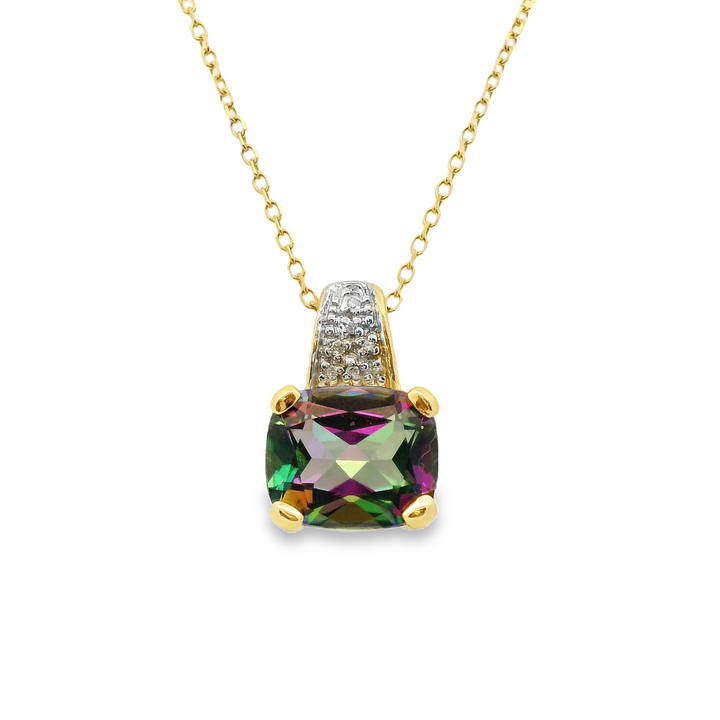 Estate Colored Stone Necklace