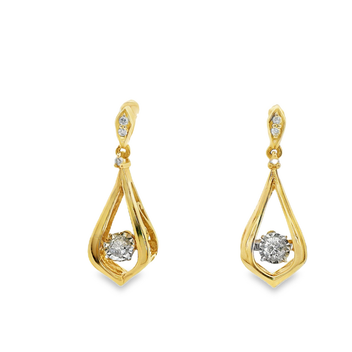 Estate Diamond Earrings
