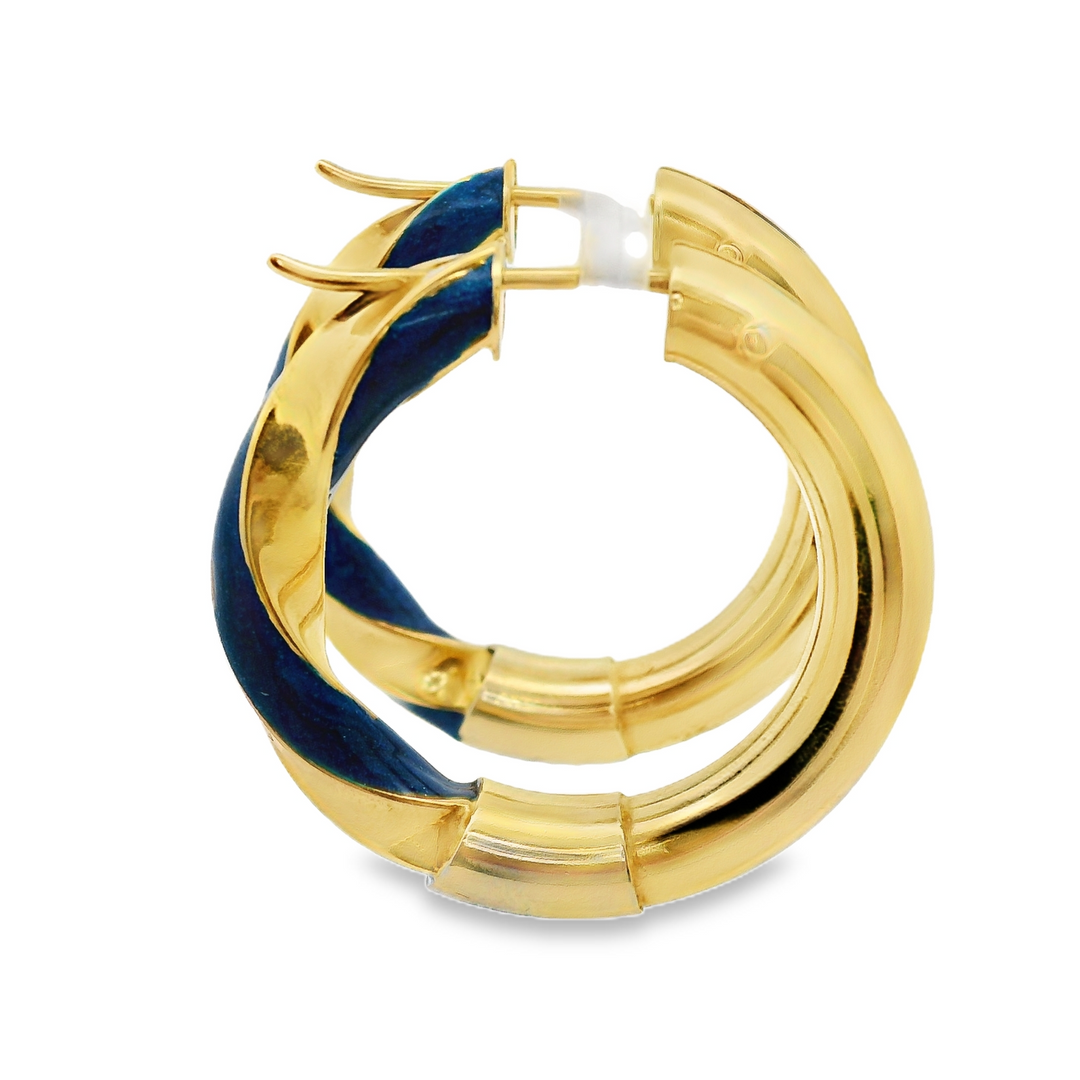 Estate Colored Stone Earrings