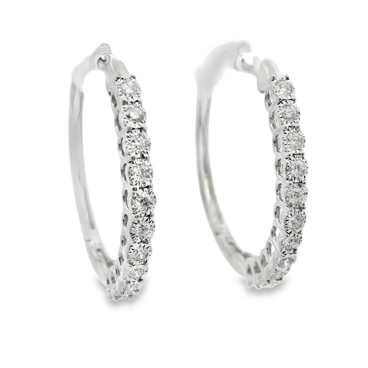 Estate Diamond Earrings