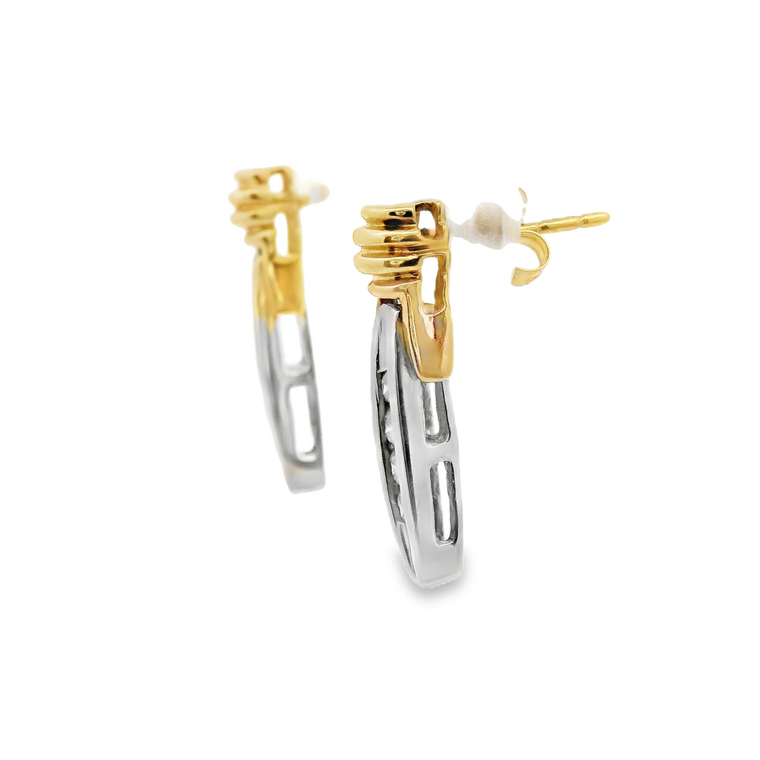 Estate Diamond Earrings