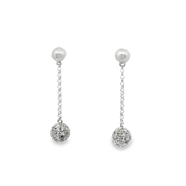 Estate Diamond Earrings