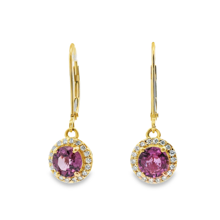 Estate Colored Stone Earrings