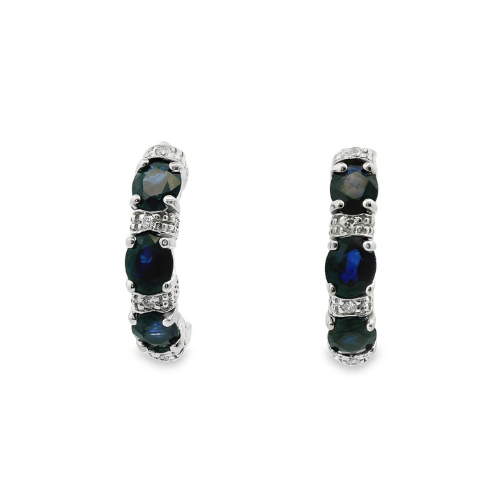 Estate Colored Stone Earrings