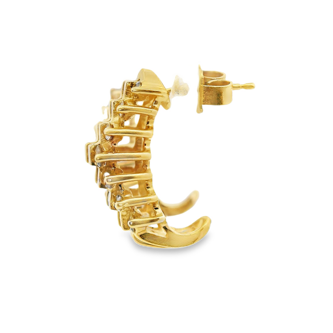 Estate Diamond Earrings