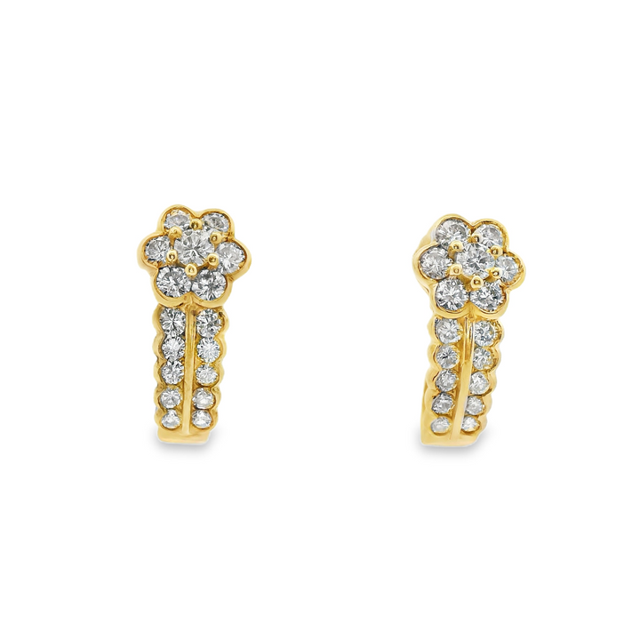 Estate Diamond Earrings
