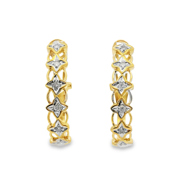 Estate Diamond Earrings