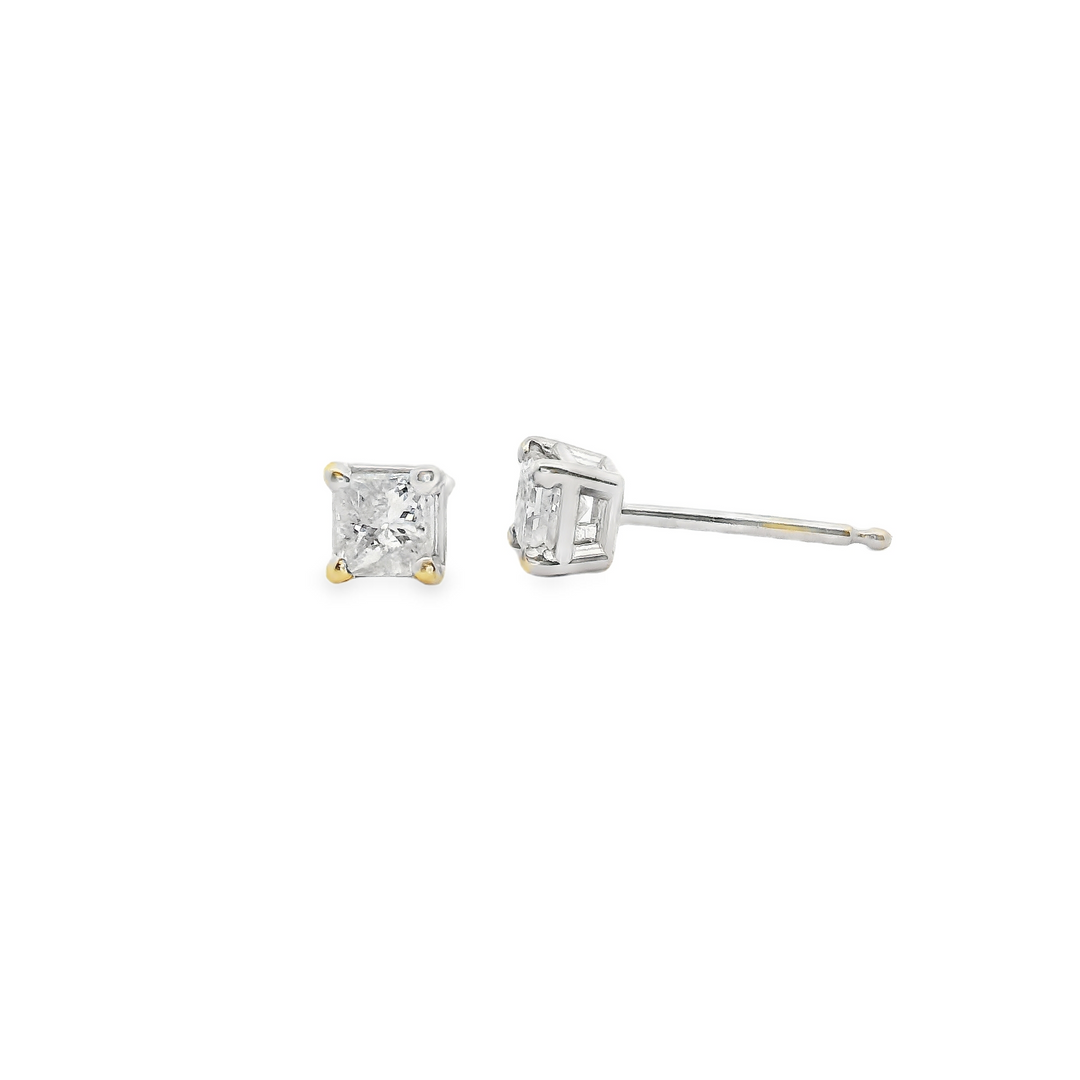 Estate Diamond Earrings