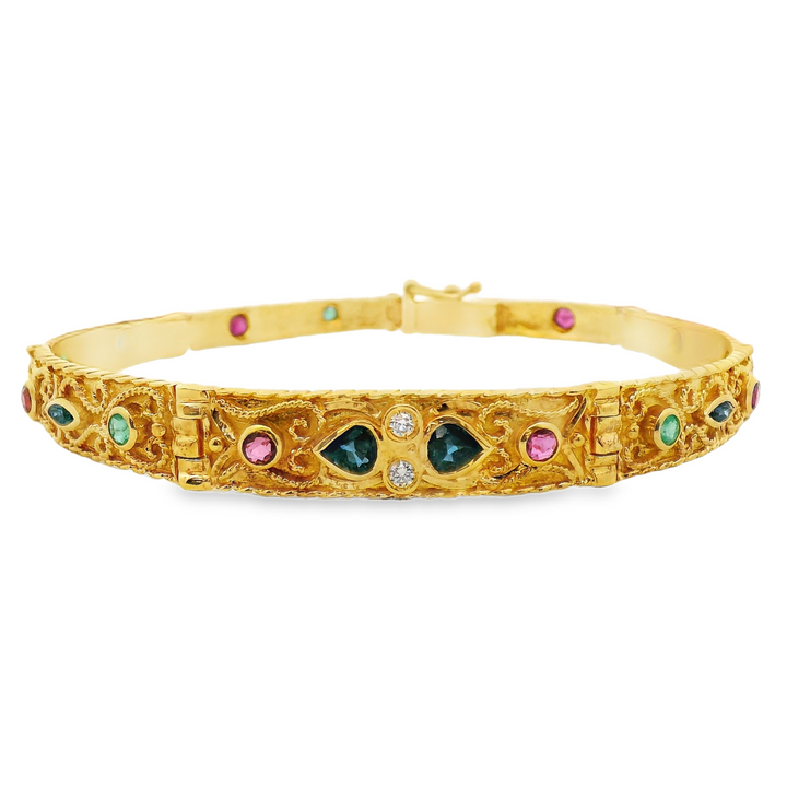 Estate Colored Stone Bracelet