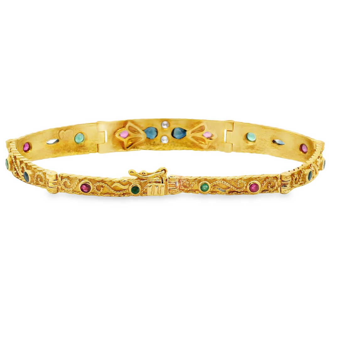 Estate Colored Stone Bracelet