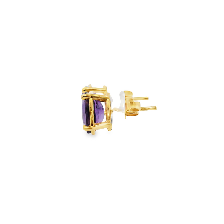 Estate Colored Stone Earrings
