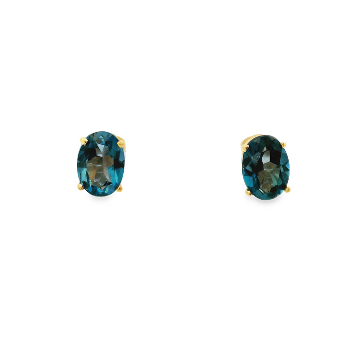 Estate Colored Stone Earrings