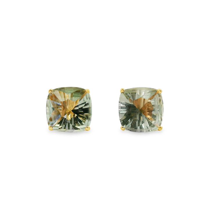 Estate Colored Stone Earrings