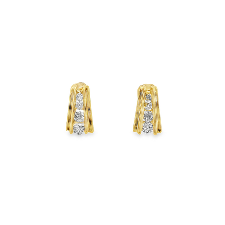 Estate Diamond Earrings