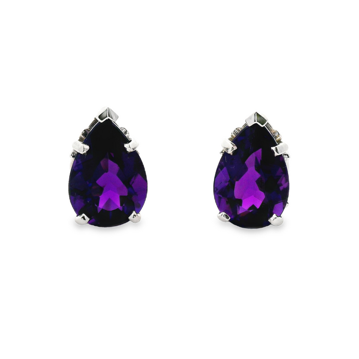 Estate Colored Stone Earrings
