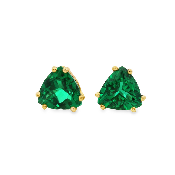 Estate Colored Stone Earrings