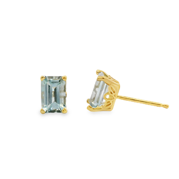 Estate Colored Stone Earrings