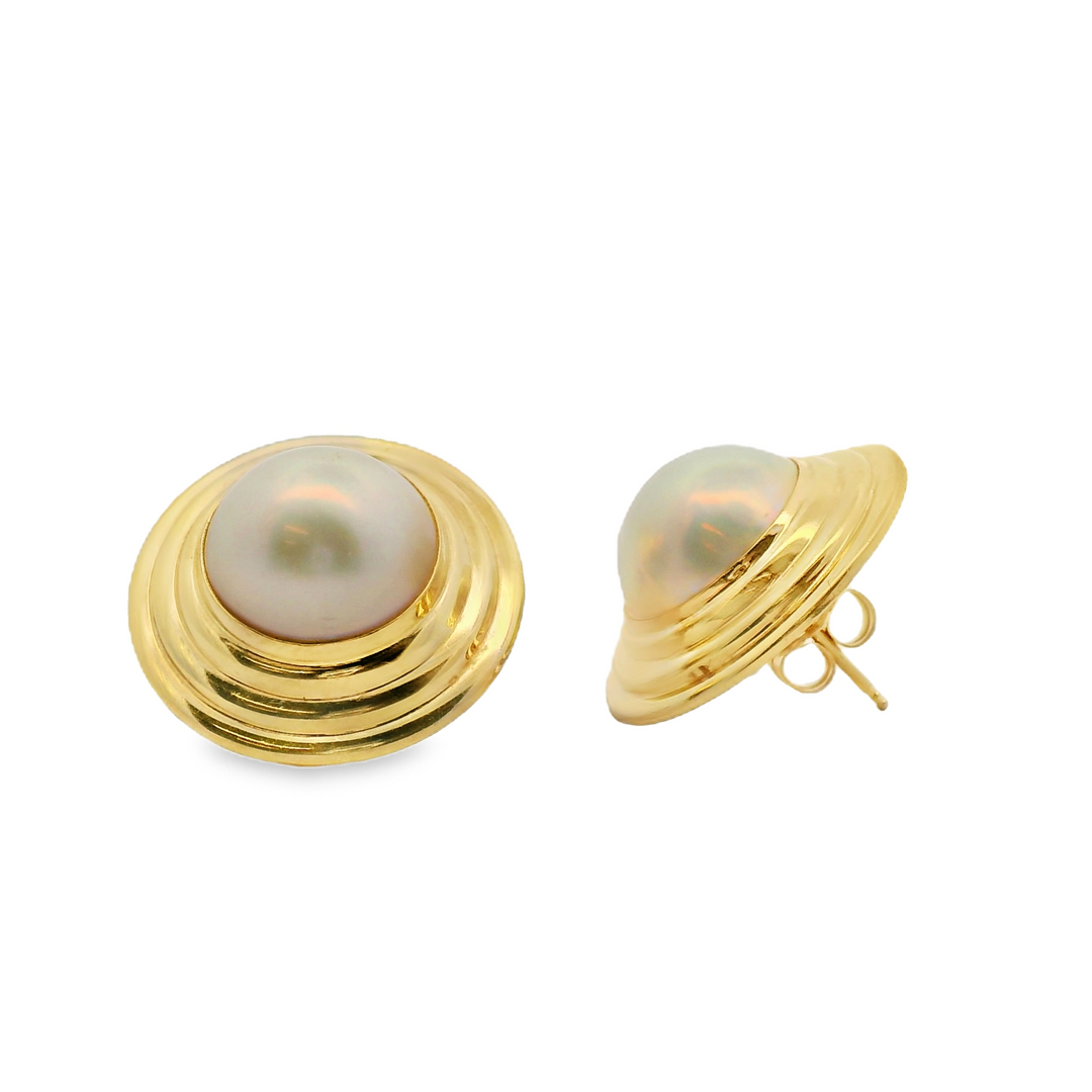 Estate Colored Stone Earrings