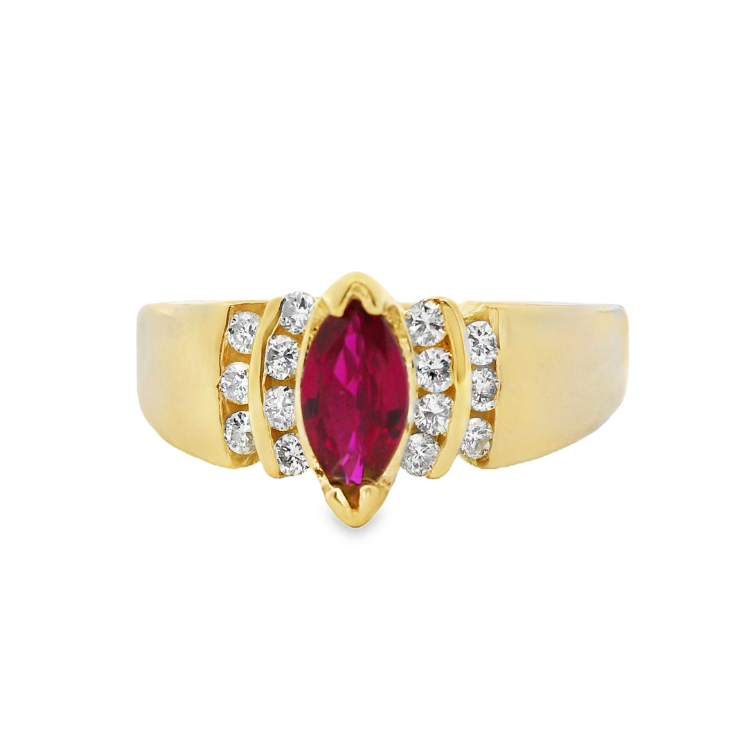 Estate Color Stone Ring