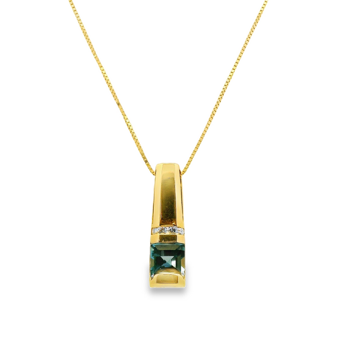 Estate Color Stone Pendants