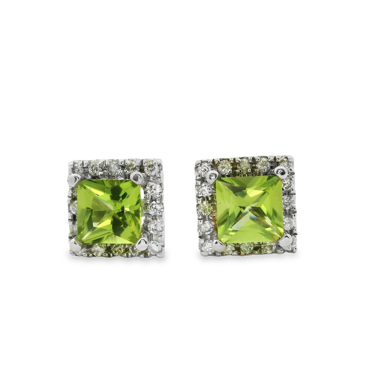 Estate Colored Stone Earrings