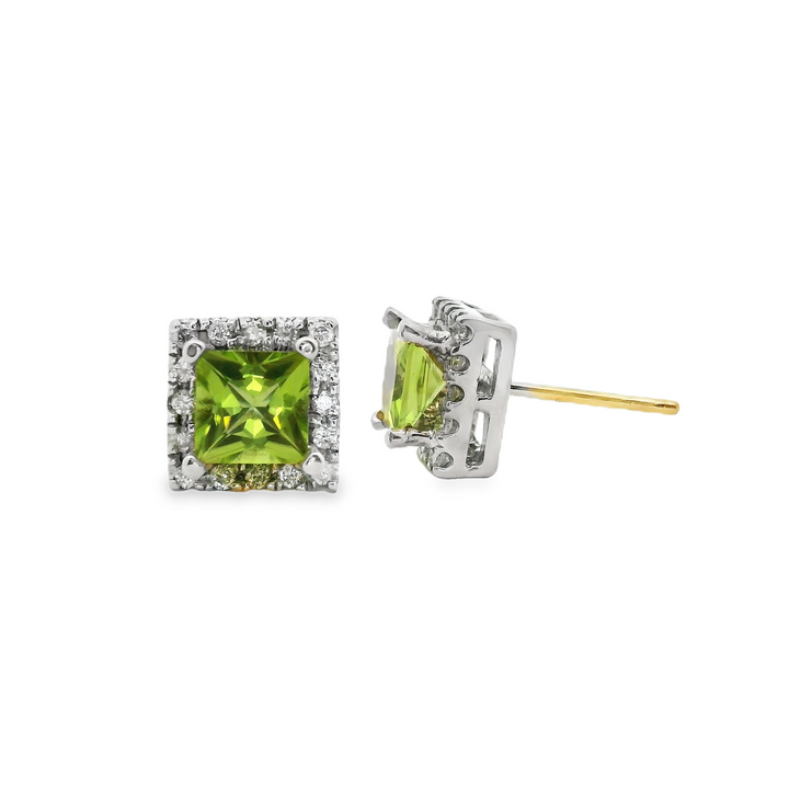 Estate Colored Stone Earrings