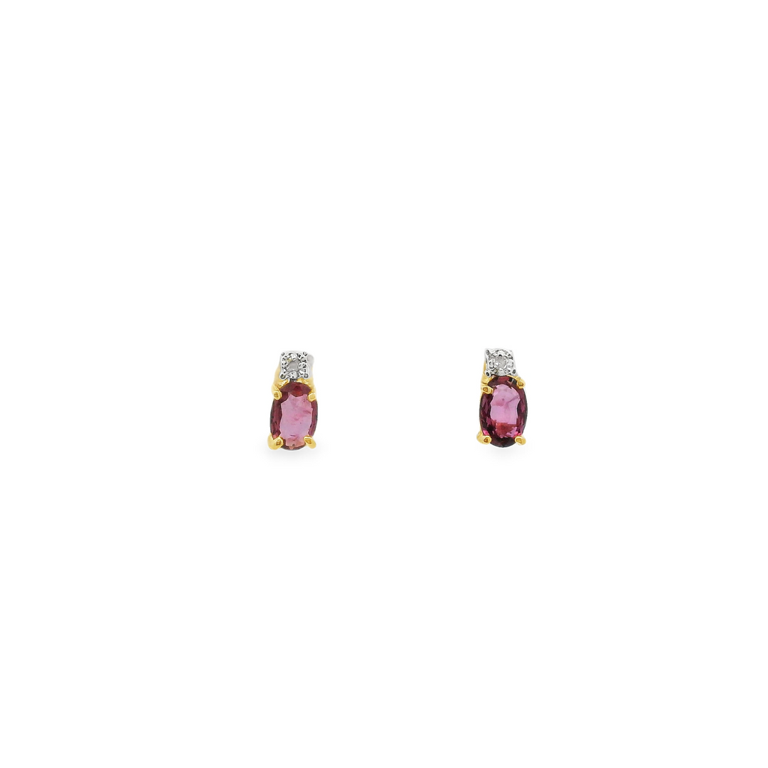 Estate Colored Stone Earrings