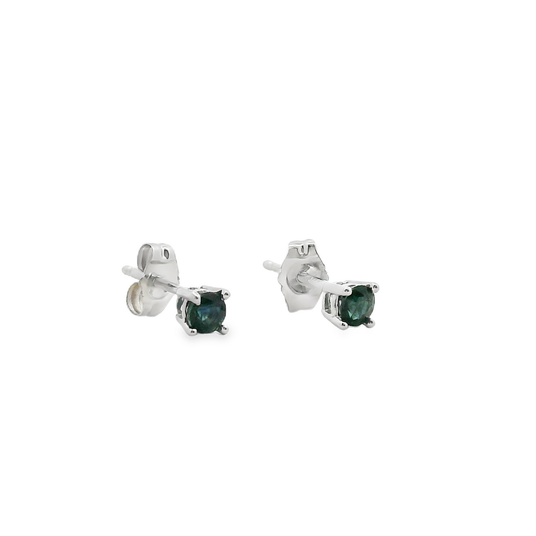 Estate Colored Stone Earrings