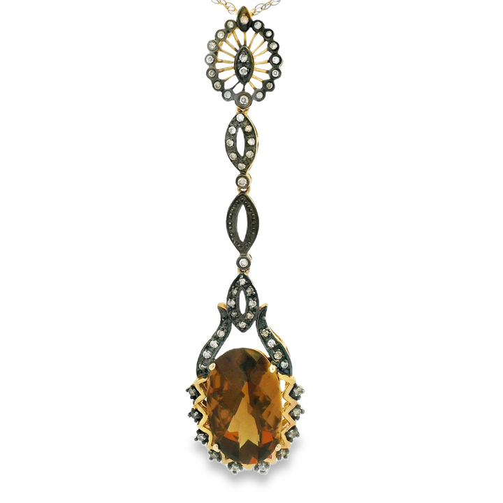 Estate Colored Stone Necklace