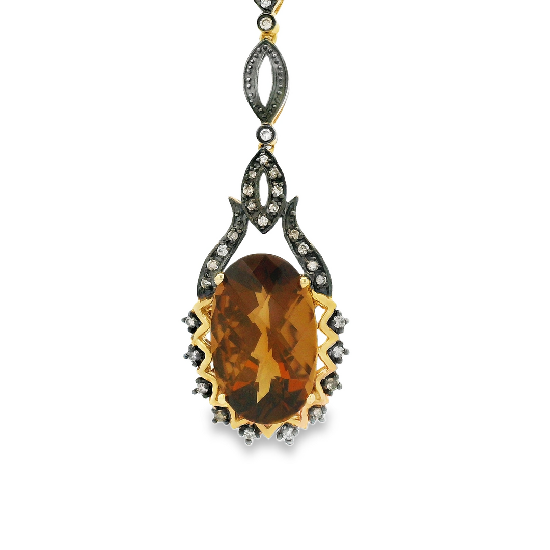 Estate Colored Stone Necklace