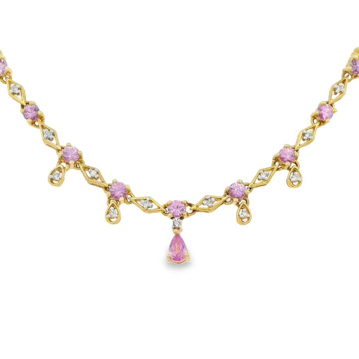 Estate Colored Stone Necklace