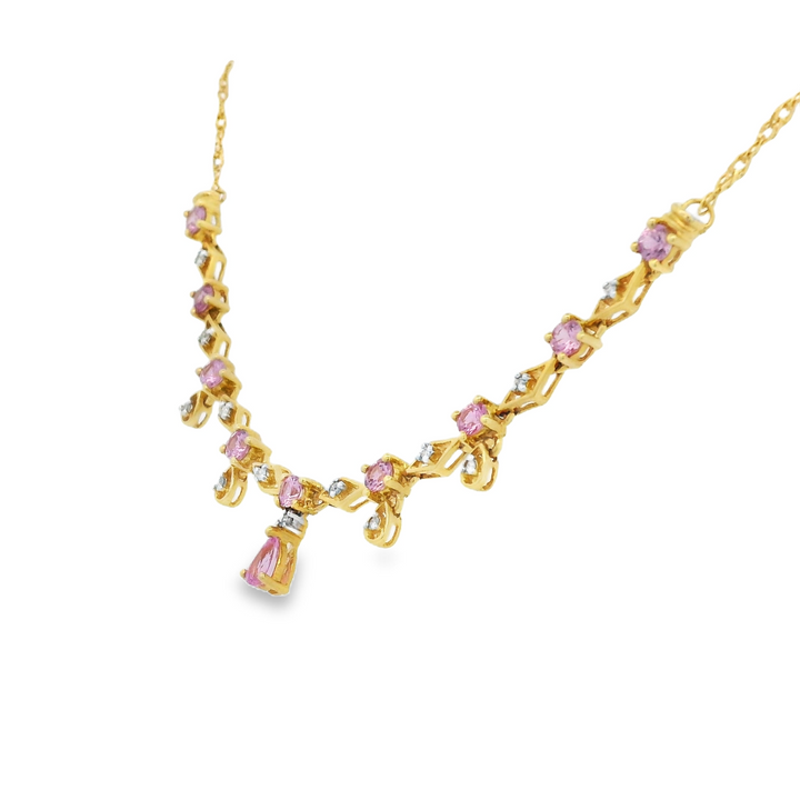Estate Colored Stone Necklace