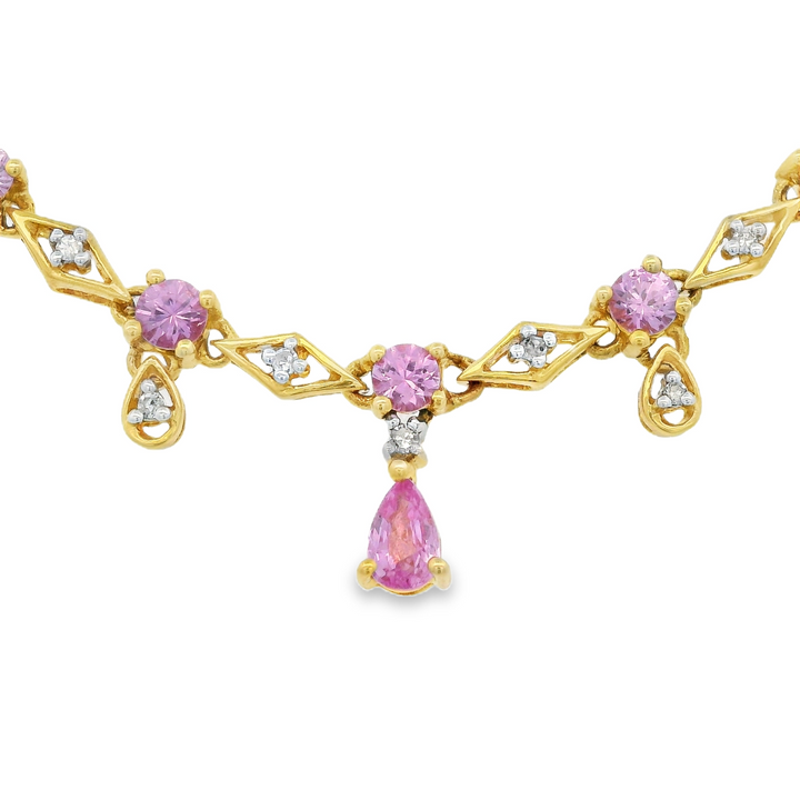 Estate Colored Stone Necklace