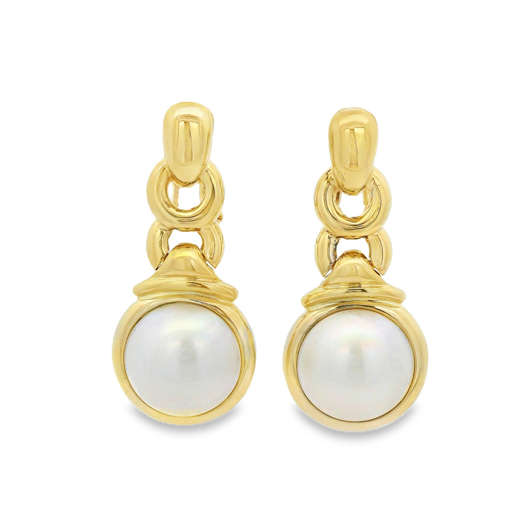 Estate Colored Stone Earrings