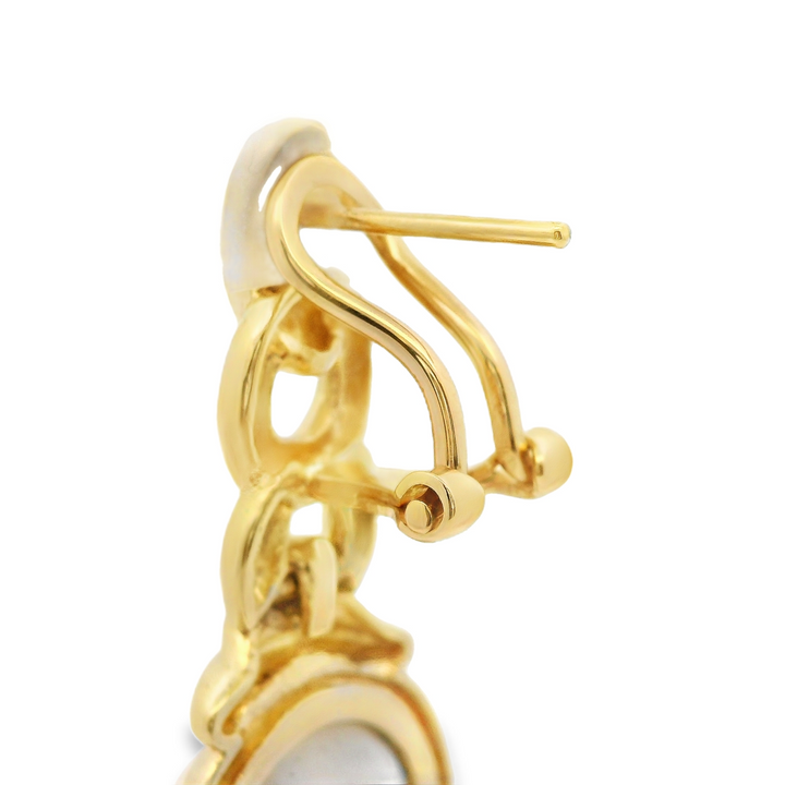 Estate Colored Stone Earrings